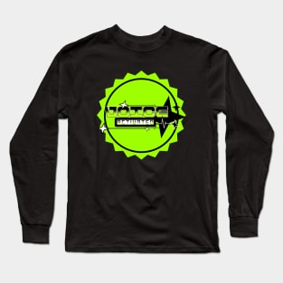 VOICE ACTIVATED - RETRO 80S -  NEON DISCOUNT STICKER STYLE Long Sleeve T-Shirt